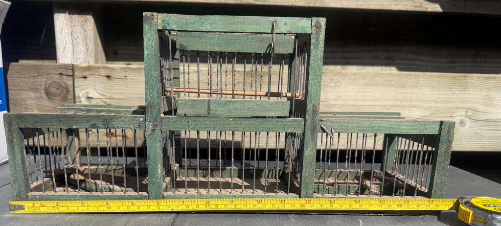 Vogelhokje, Ophalen of Verzenden, Gebruikt, Hout, Vogelkooi