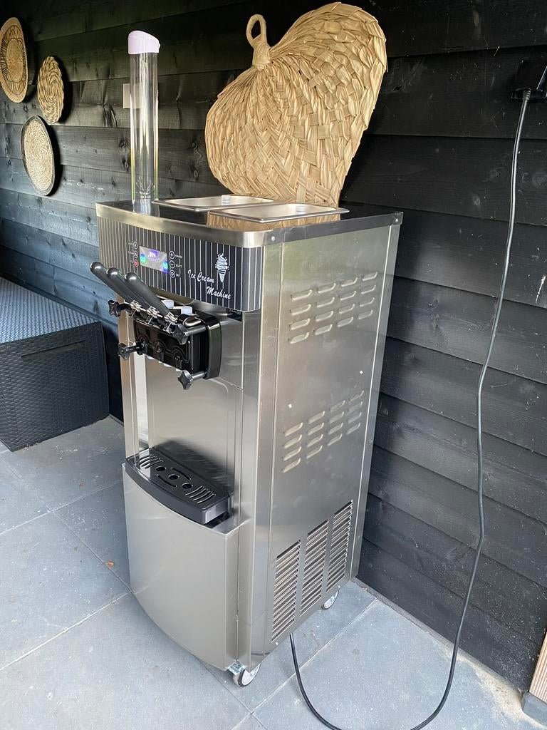 Softijsmachine Ice Cream Maker 3 Smaken Ijs Machine, Witgoed en Apparatuur, Koelelement, ., Ophalen of Verzenden, .