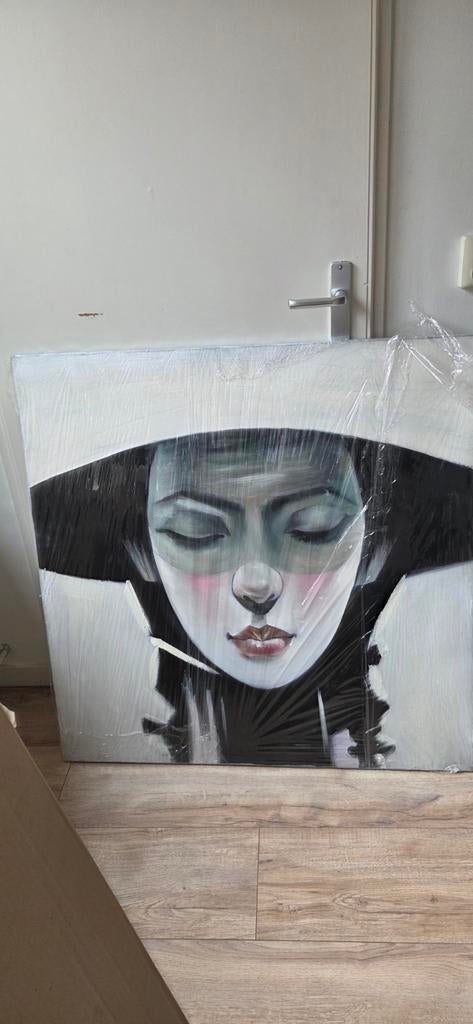 Mooi olieverfschilderij PTMD - Nooit opgehangen, Ophalen of Verzenden