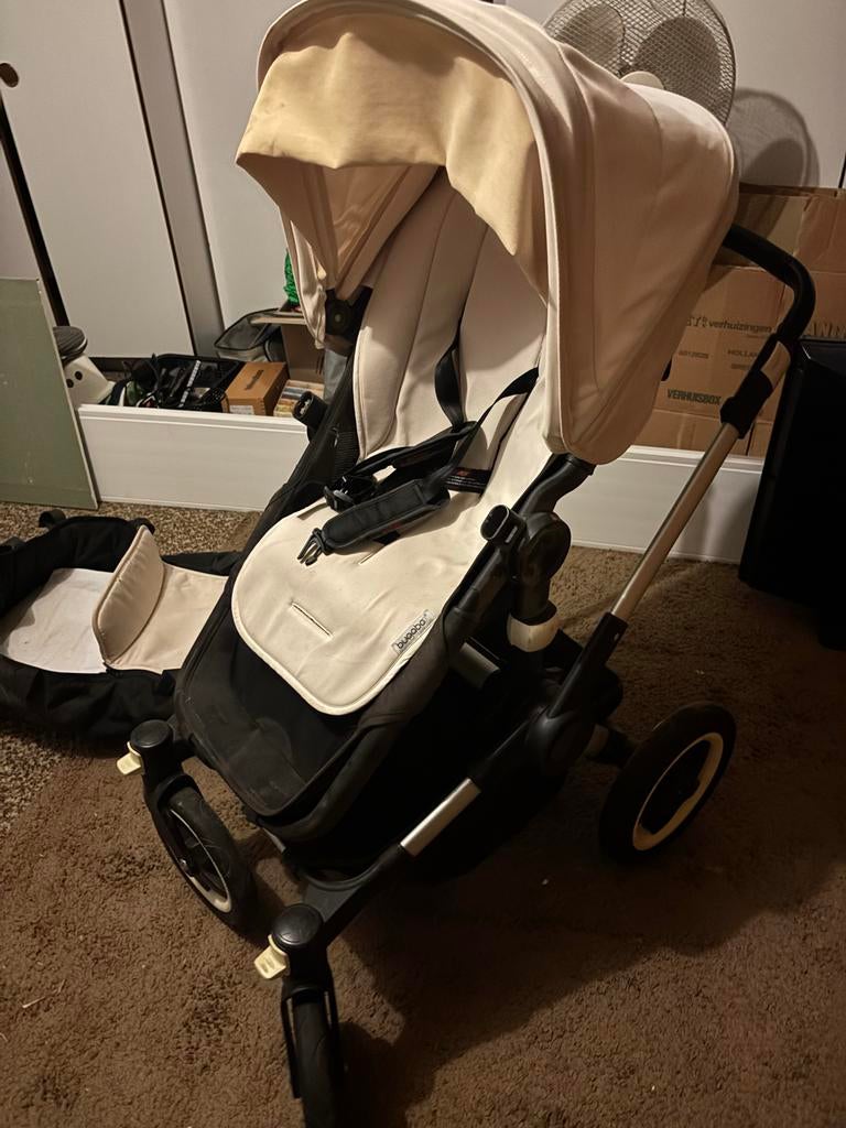 Bugaboo Buffalo kinderwagen met reiswieg, Gebruikt, Bugaboo, Ophalen of Verzenden, Combiwagen
