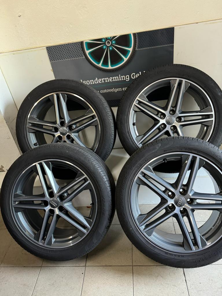 Audi Q5 SQ5 20 inch velgen zomerset 255/45R20 zomerbanden, Ophalen, Gebruikt, 255 mm, .