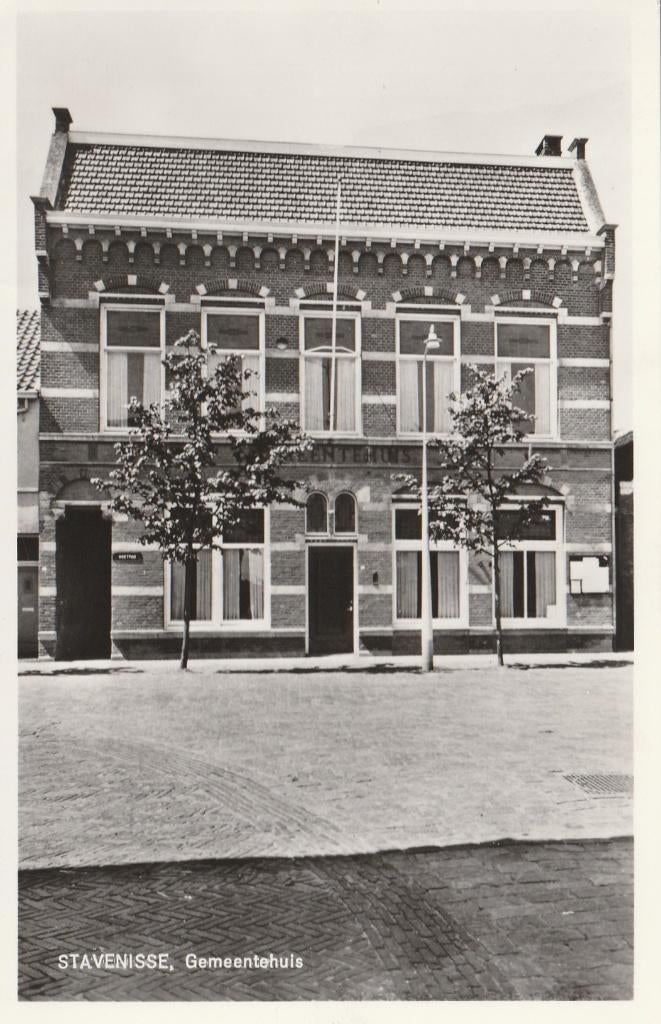 STAVENISSE Gemeentehuis, Verzenden, 1960 tot 1980, Ongelopen, Zeeland