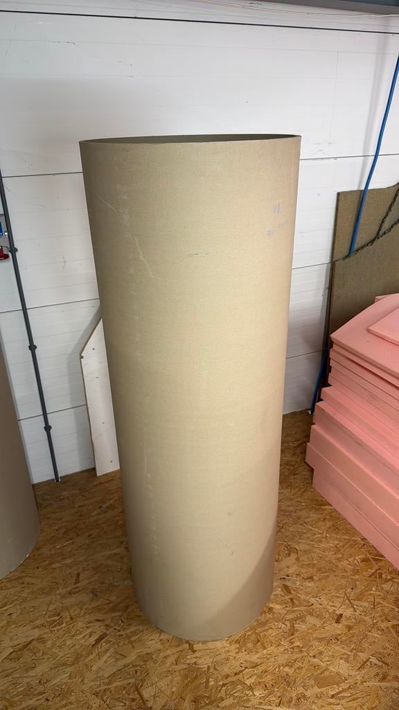 Grote kokers karton, Ophalen, Gebruikt