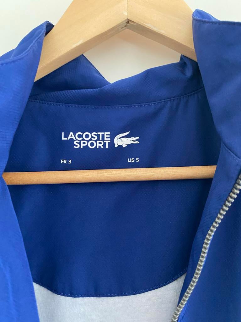 Lacoste Sport trainingspak maat S, Ophalen, Blauw, Zo goed als nieuw, Algemeen