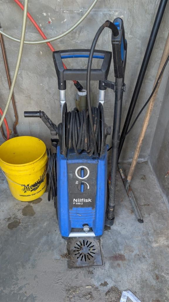 Nilfisk P 160.2 Hogedrukreiniger - Krachtig en Betrouwbaar, Tuin en Terras, Ophalen, Gebruikt, Elektrisch, Nilfisk