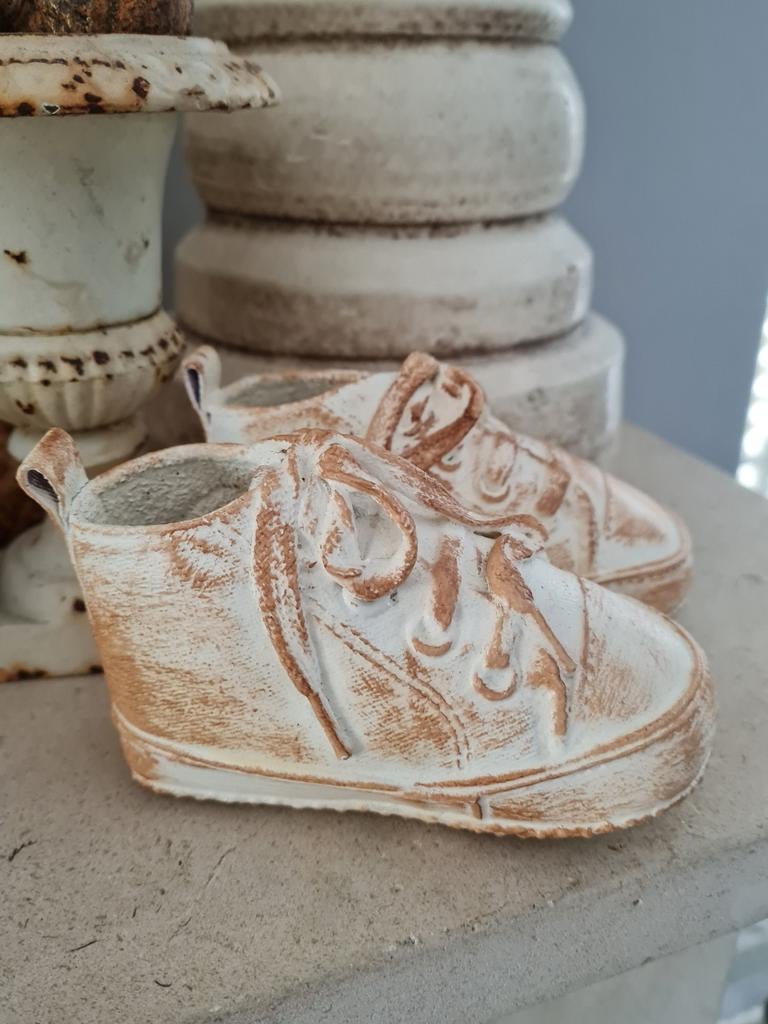 Brocante babyschoentjes, Ophalen of Verzenden, Jongetje of Meisje, Schoentjes