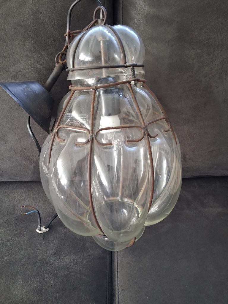 Venetiaanse  hanglamp., Ophalen, Glas, Minder dan 50 cm