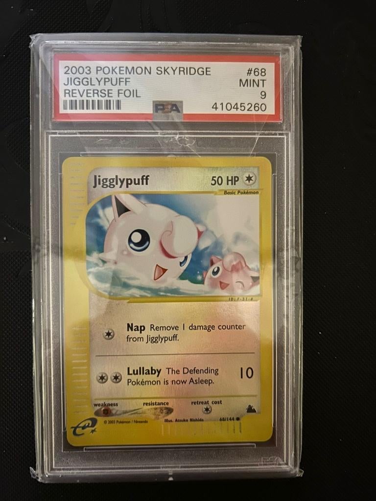Jigglypuff SK 68 PSA9, Ophalen of Verzenden, Nieuw, Losse kaart, Foil