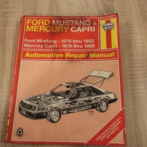 Ford Mustang 1979 1993 & Mercury Capri Haynes handboek, Ophalen of Verzenden, Gelezen, Ford