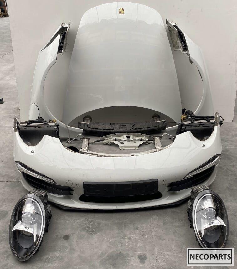 PORSCHE 991 911 CARRERA VOORKOP BUMPER LED XENON KLEUR C9A, Gebruikt, -, Porsche, Ophalen of Verzenden