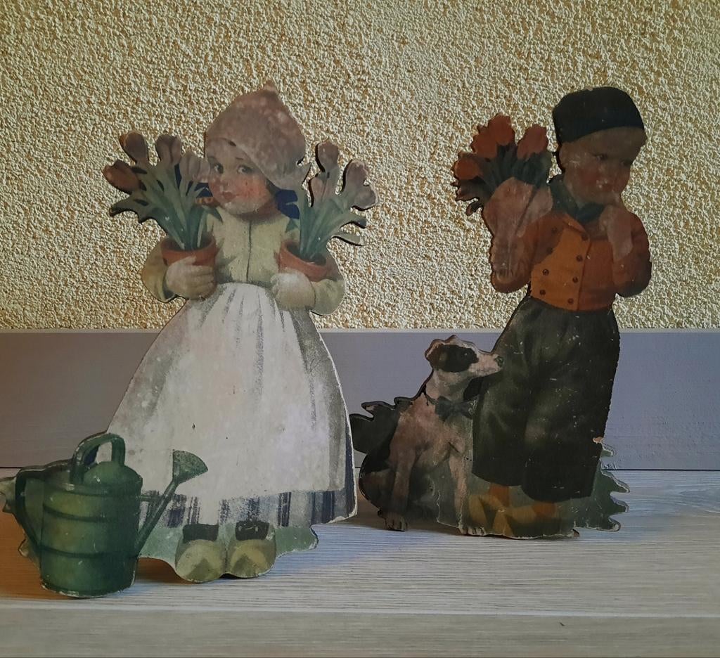 Houten hollandse figuren, Antiek en Kunst, Ophalen of Verzenden