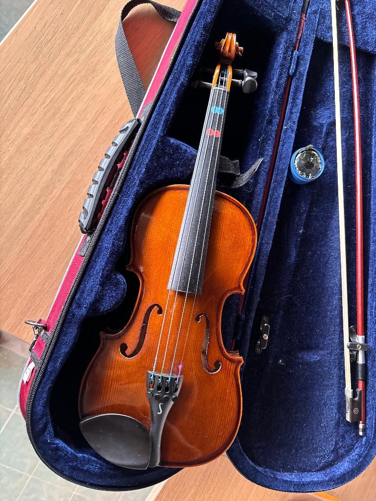 KLASSIEKE STUDIEVIOOL 1/2 FORMAAT - DECORATIEF OBJECT, Muziek en Instrumenten, Strijkinstrumenten | Violen en Altviolen, Ophalen