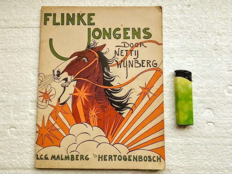 Flinke jongens jeugdboek door Nettij Wijnberg, LCG.Malmberg, Antiek en Kunst, Ophalen of Verzenden