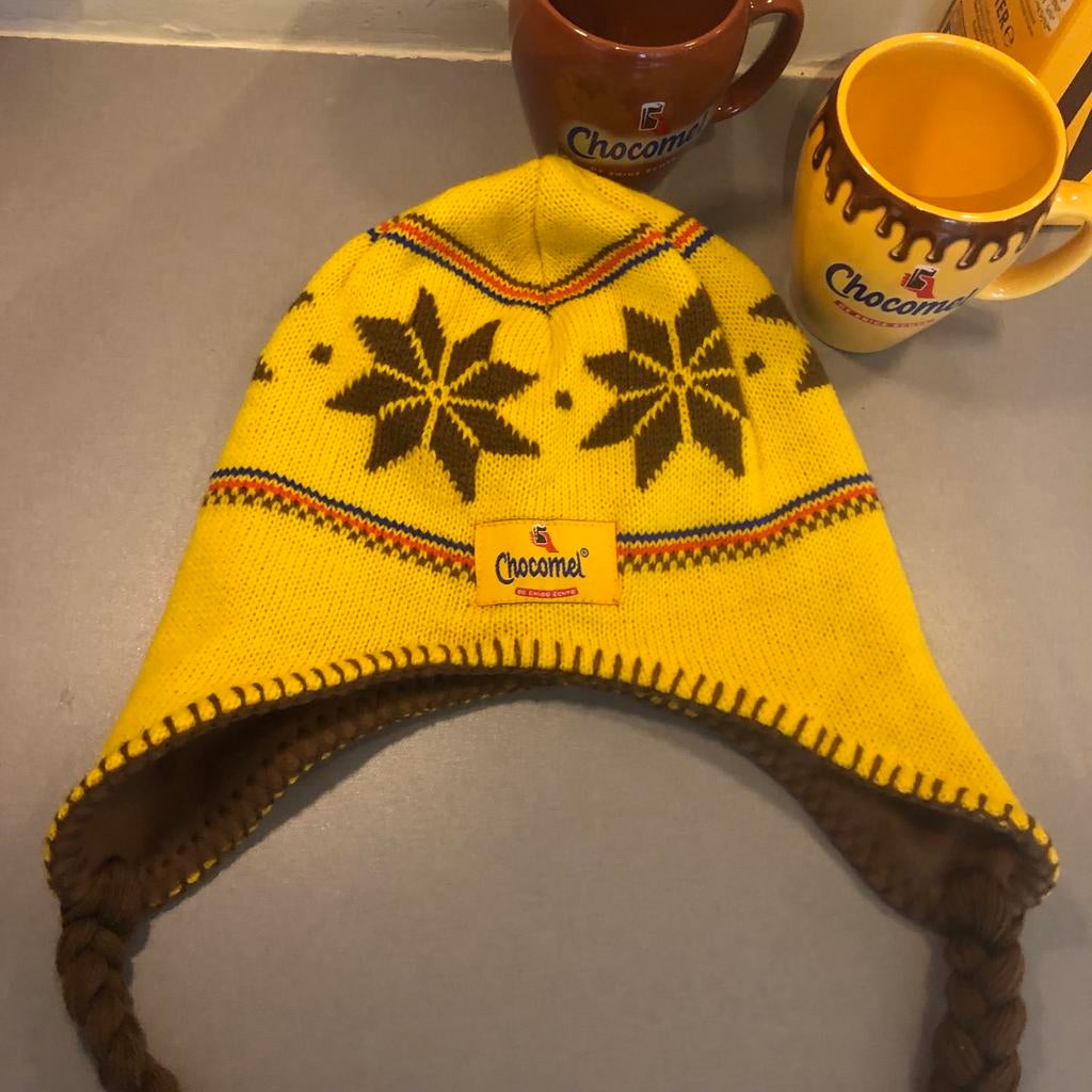 Vintage Chocomel Muts + Bekers, Ophalen of Verzenden, Zo goed als nieuw, One size fits all, Pet