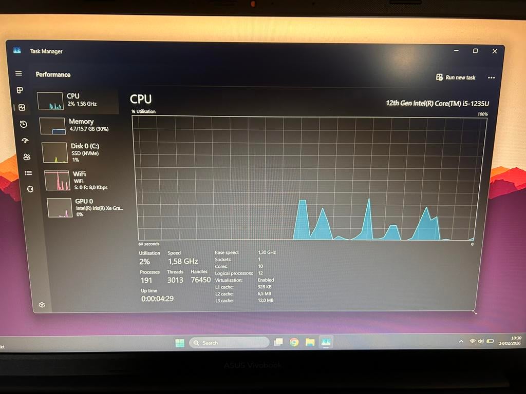 Asus Vivobook, Computers en Software, Windows Laptops, Met touchscreen, Ophalen of Verzenden, Zo goed als nieuw, SSD
