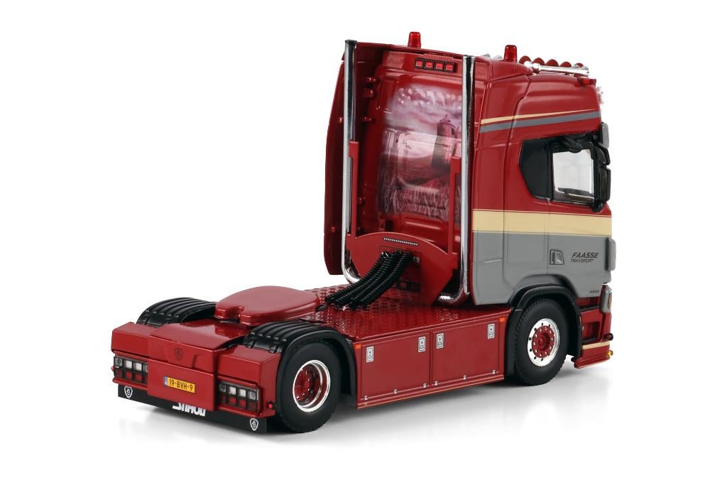 WSI SCANIA  R  HIGHLINE I CR20H  4X2  FAASSE  TRANSPORT  NEW, Ophalen of Verzenden, Nieuw, Bus of Vrachtwagen, Wsi