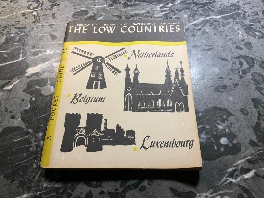 US Army Informatiegids Benelux 1957, Ophalen of Verzenden, Landmacht, Amerika