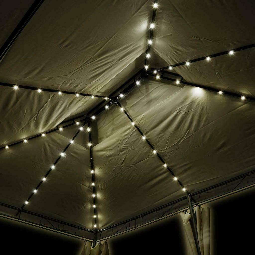 Chique Stalen Kwaliteits LED-Paviljoen Prieel 3x4m Antraciet, Tuin en Terras, Ophalen of Verzenden, Nieuw, Minder dan 5 meter