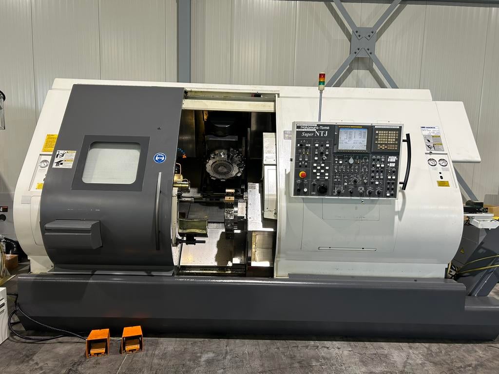 Nakamura-Tome Super NTJ Multitask CNC Draaibank, Ophalen of Verzenden, Gebruikt, Metaaldraaibank, Computergestuurd (Cnc)