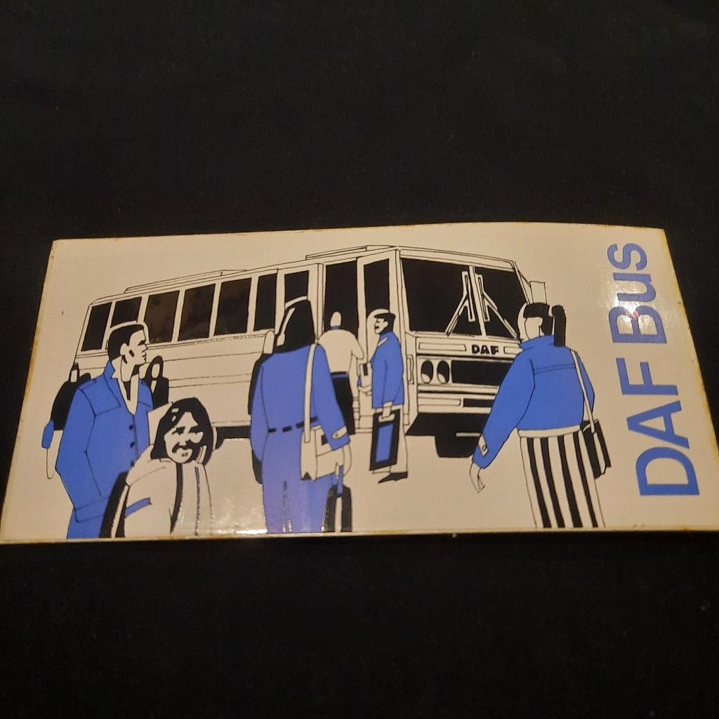 Vintage sticker daf bus nieuw, Ophalen of Verzenden, Nieuw, Merk