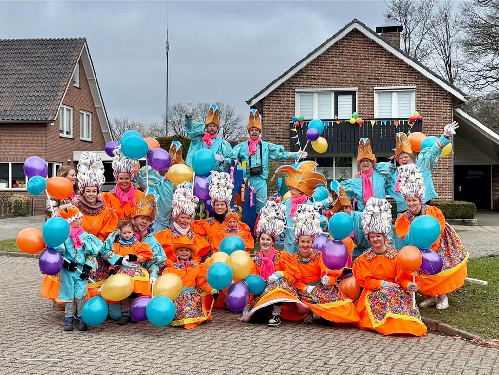 Carnavalskleding Oranje Blauw - Prins en Prinses, Kleding | Heren, Carnavalskleding en Feestkleding, Ophalen, Maat 52/54 (L), Carnaval
