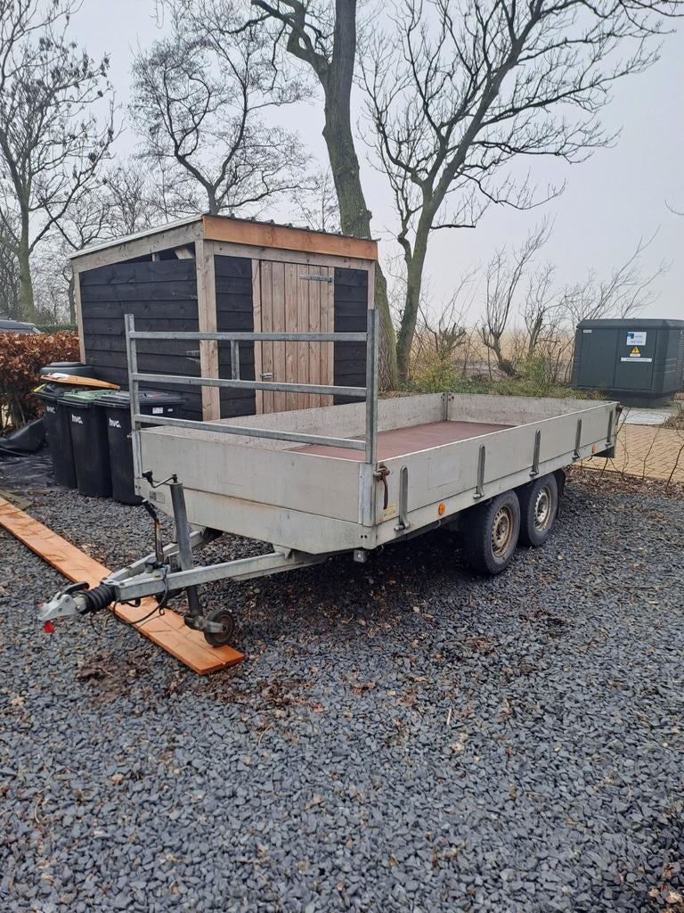 Hapert plateauwagen 400x180, Auto diversen, Aanhangers en Bagagewagens, Ophalen of Verzenden, Gebruikt