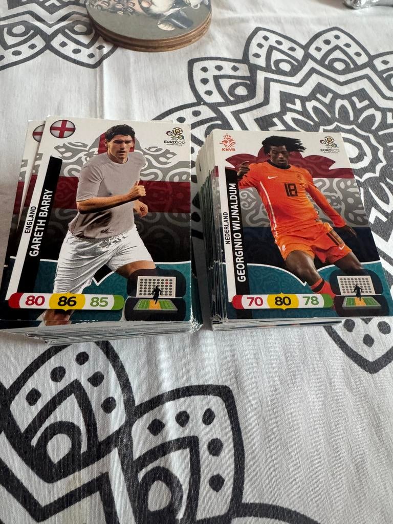 Voetbalplaatjes 2012  panini 262 stuks, Verzenden, Zo goed als nieuw