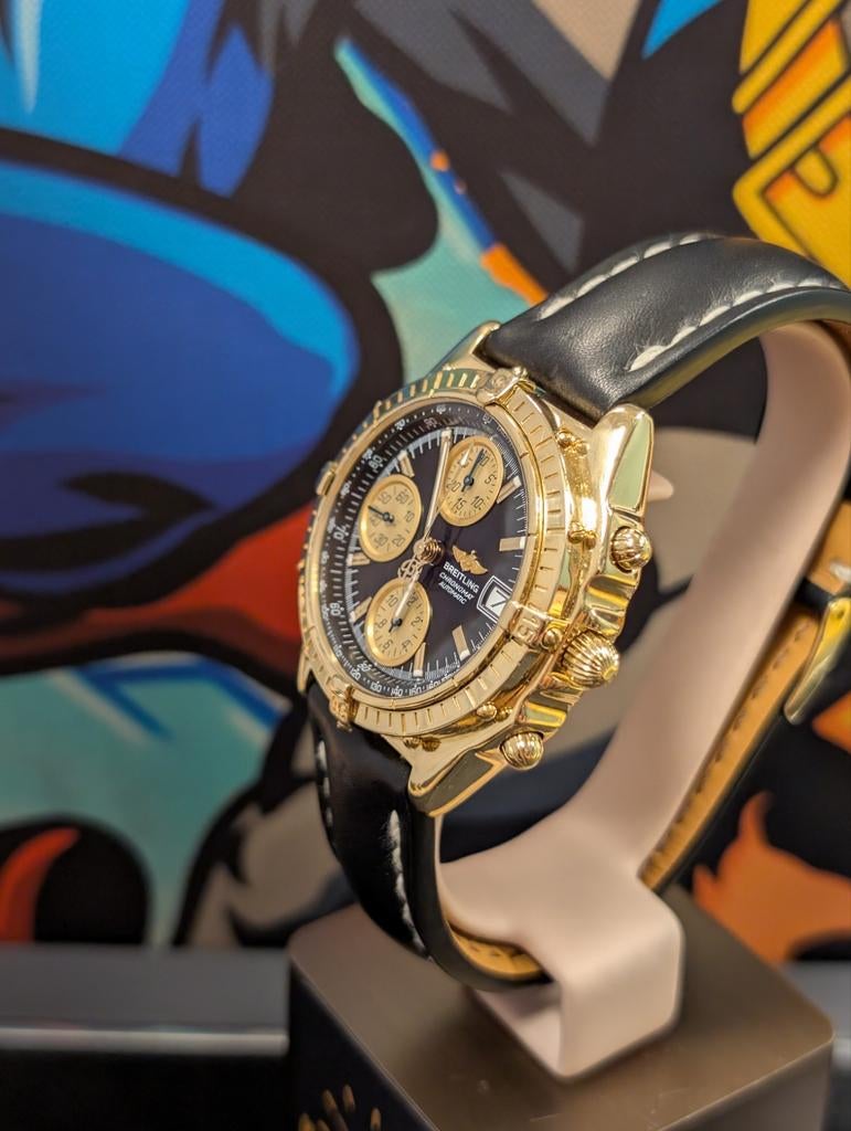 Breitling Chronomat GT 18k K13050, Ophalen of Verzenden, Zo goed als nieuw, Goud, Breitling