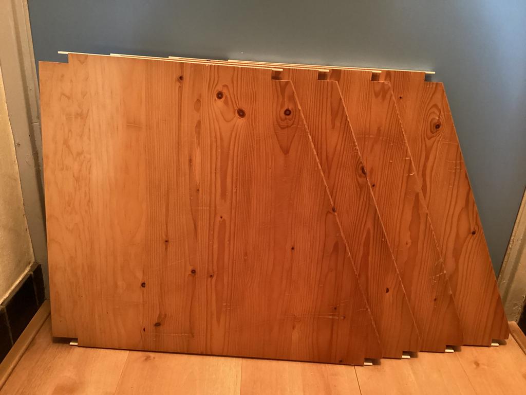 LUNDIA hoekschappen- 6 stuks, Ophalen, Minder dan 25 mm, Pallet, Minder dan 200 cm