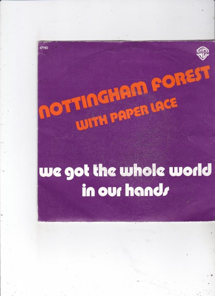 Single Nottingham Forest & Paper Lace, Ophalen of Verzenden, Gebruikt, 7 inch, Pop