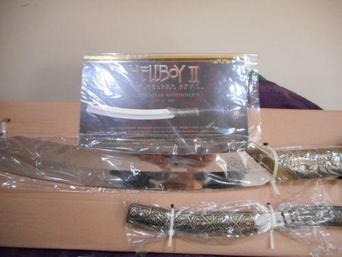 Hellboy Prins Nuada Zwaard en dolk limited gold edition, Ophalen of Verzenden, Nieuw, Film, Beeldje, Replica of Model