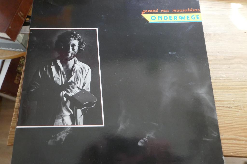 LP: Gerard van Maasakkers – Onderwege, Cd's en Dvd's, Vinyl | Nederlandstalig, Ophalen of Verzenden, Gebruikt, 12 inch, Levenslied of Smartlap