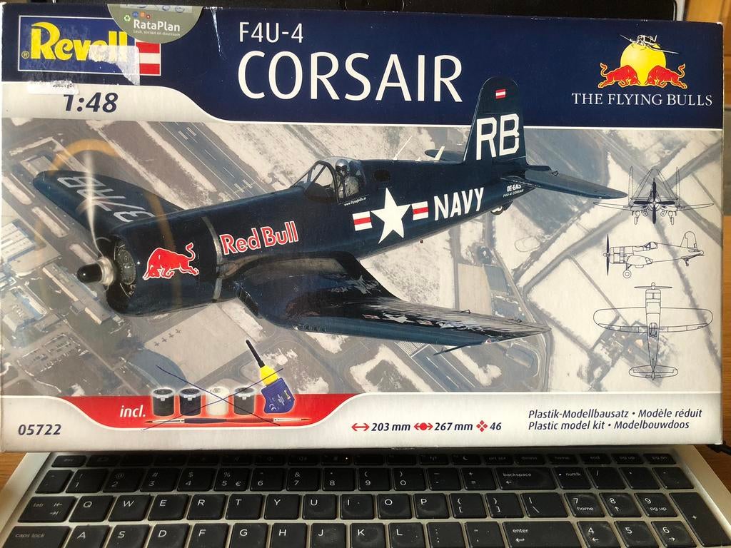Corsair, Ophalen of Verzenden, Gebruikt, Groter dan 1:72, Vliegtuig