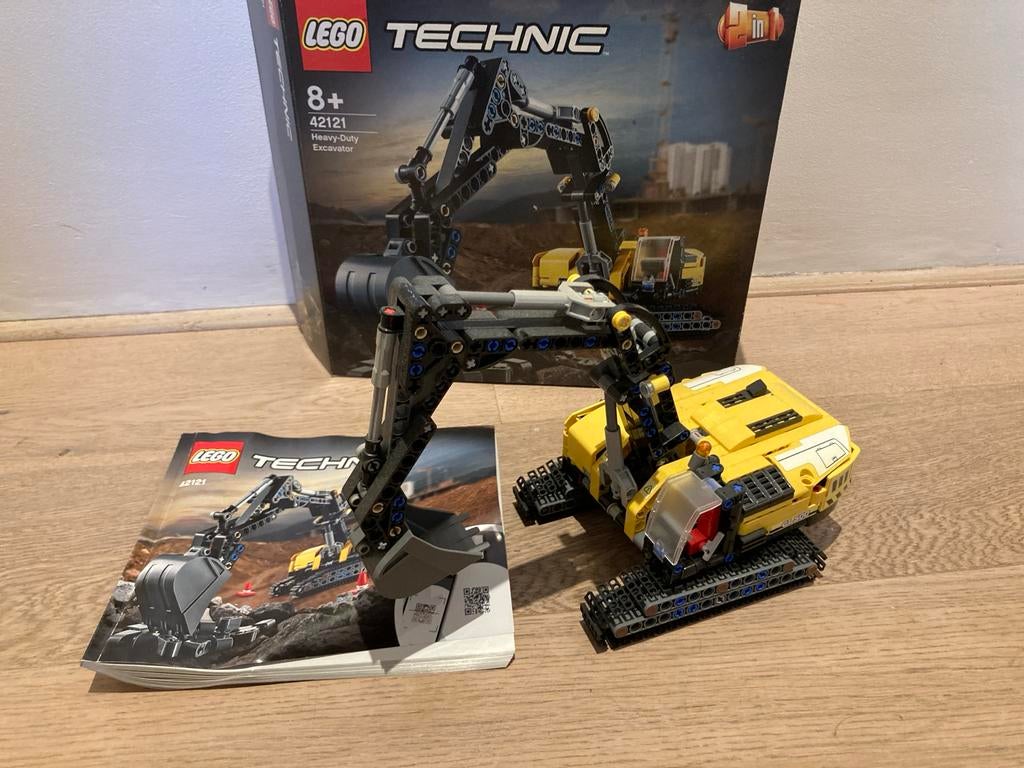 Lego Technic Heavy Duty Excavator 42121, Kinderen en Baby's, Speelgoed | Duplo en Lego, Ophalen of Verzenden, Zo goed als nieuw