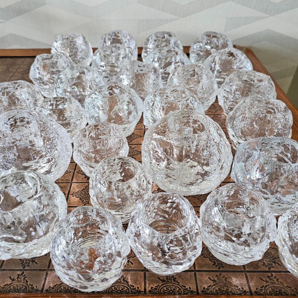 Snowballs ❄️ Ann Wärff Kosta Boda - Vintage Zweeds design, Overige materialen, Ophalen of Verzenden, Zo goed als nieuw, X