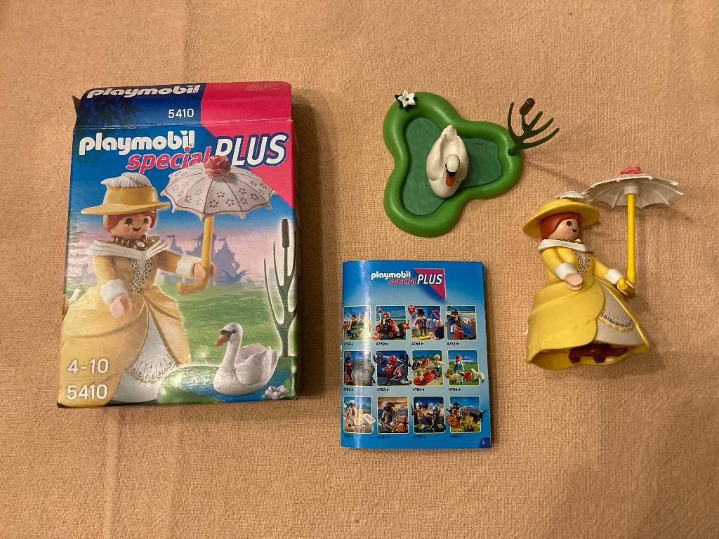 Playmobil special plus dame met vijver en zwaan 5410 set!, Ophalen of Verzenden, Zo goed als nieuw