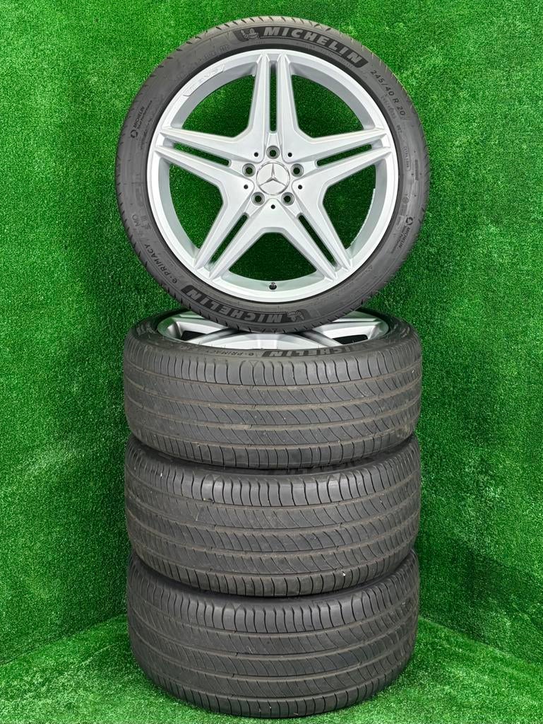Originele 20 inch mercedes AMG velgen banden S-klasse W221, Gebruikt, 275 mm, Banden en Velgen, Germany
