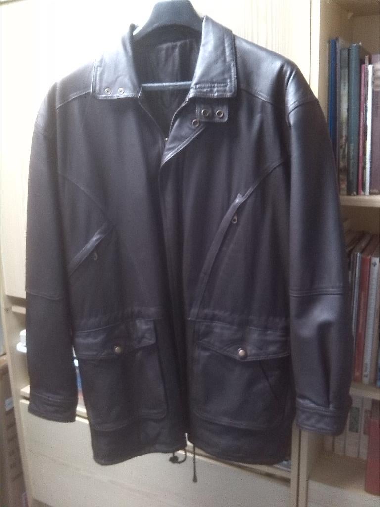 lederen jassen, Kleding | Heren, Ophalen, Zo goed als nieuw, Maat 52/54 (L), Bruin