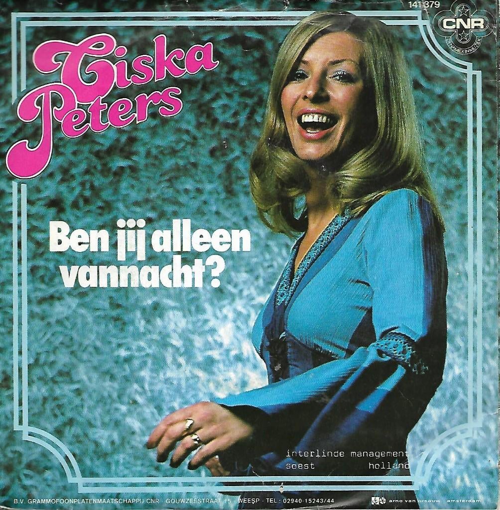 Ciska Peters - Ben jij alleen vannacht ?, Gebruikt, Ophalen of Verzenden, Nederlandstalig, Maxi-single