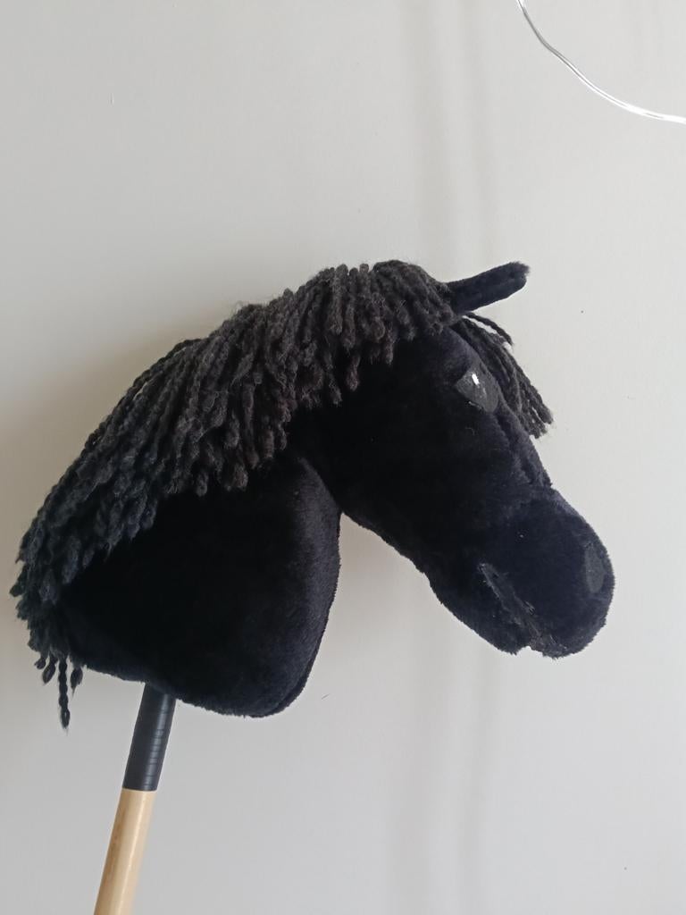 Zwarte hobby horse, Hobby en Vrije tijd, Overige Hobby en Vrije tijd, Verzenden, Gebruikt