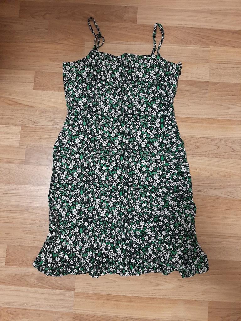 Zomerjurk groen - kort model, 1x gedragen, Kleding | Dames, Ophalen of Verzenden, Zo goed als nieuw, Maat 34 (XS) of kleiner, Boven de knie