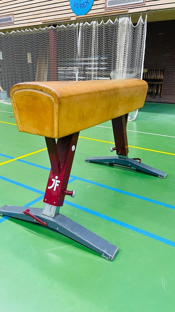 Janssen en Fritsen Voltigepaard Wedstrijd turntoestel paard, Maat 36 t/m 42, Ophalen, Zo goed als nieuw, Materiaal