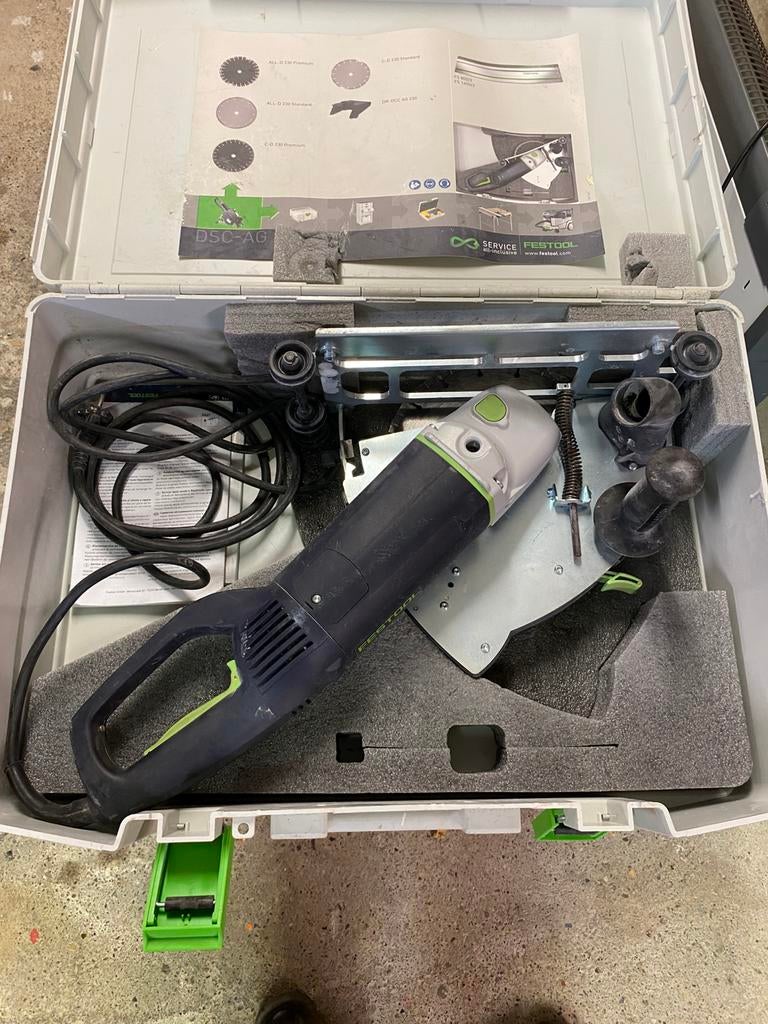 Festool ag230 26a, Ophalen, Cirkelzaag, Zo goed als nieuw, 30 tot 70 mm