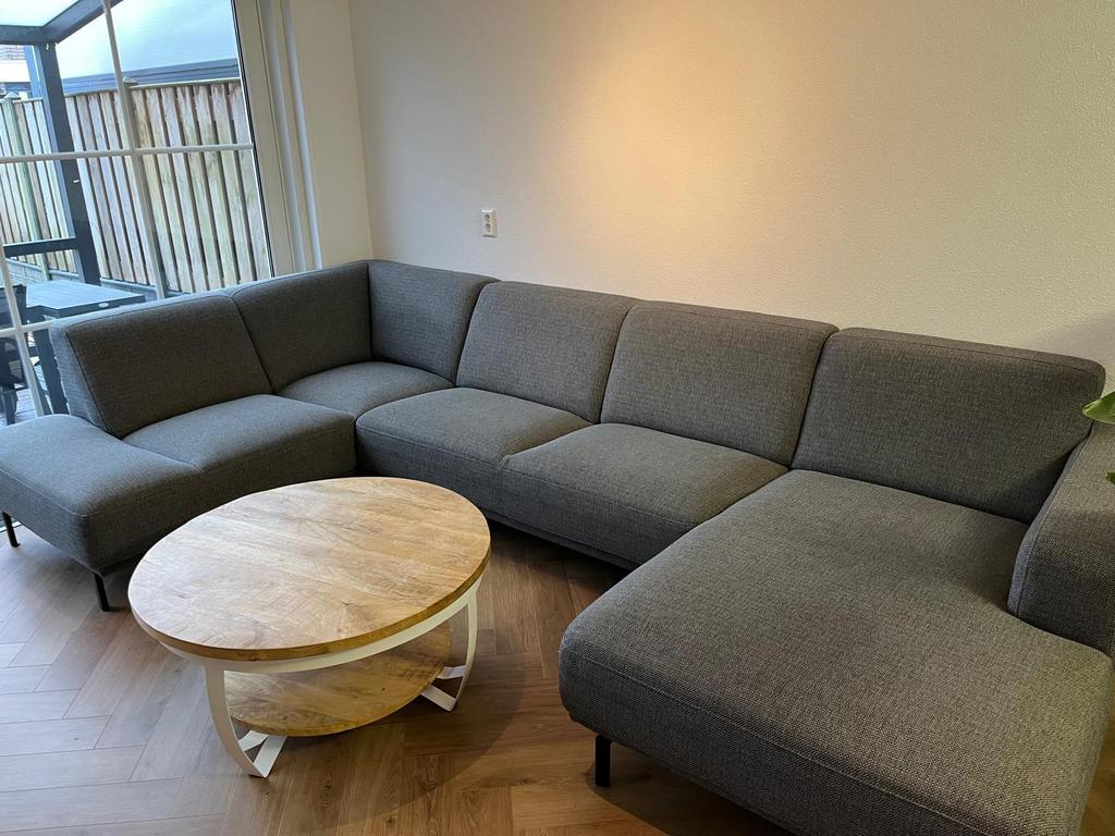 Montel bank, Ophalen, Zo goed als nieuw, Stof, U shape hoekbank