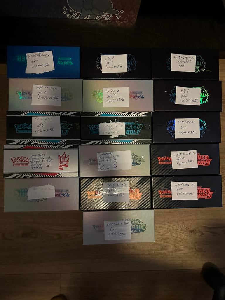 te koop pokemon kaarten bulk meerdere sets! aantal op etb, Ophalen of Verzenden, Zo goed als nieuw, Meerdere kaarten, Foil