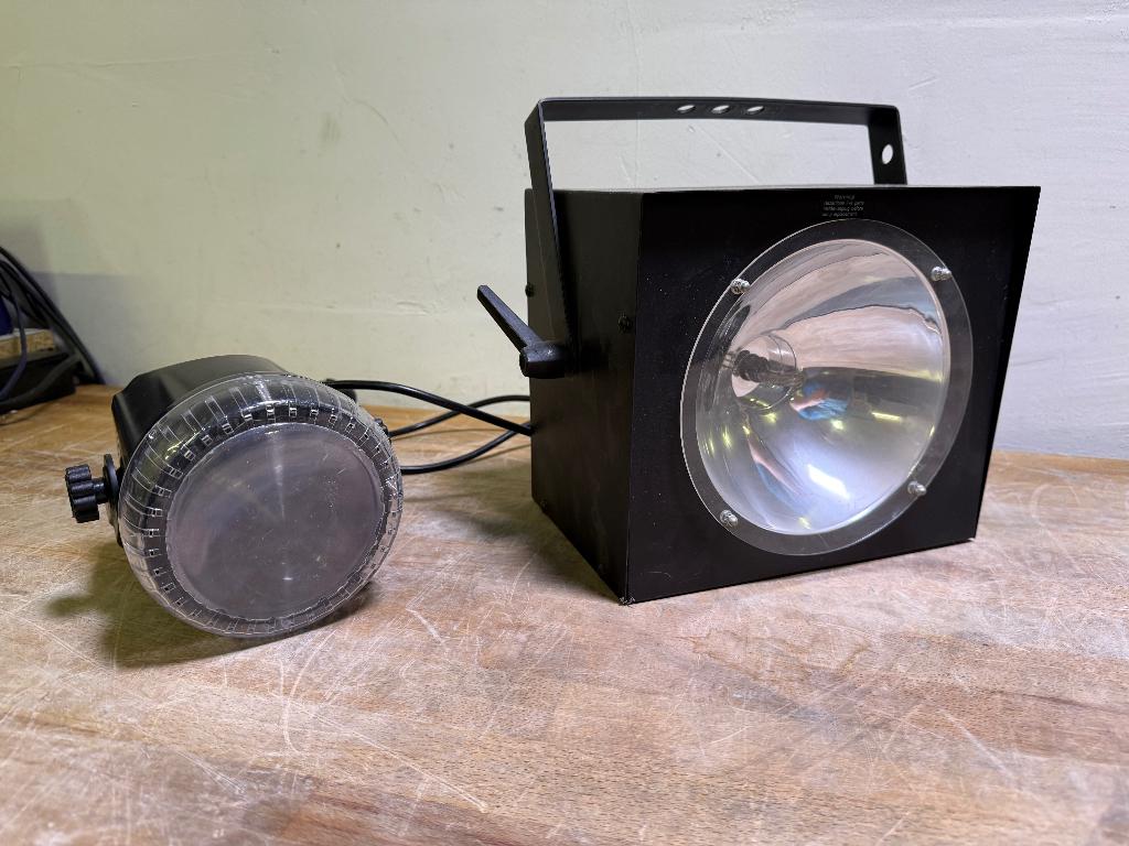 2x Strobe / stroboscoop, Ophalen of Verzenden, Gebruikt, Licht, Stroboscoopeffect