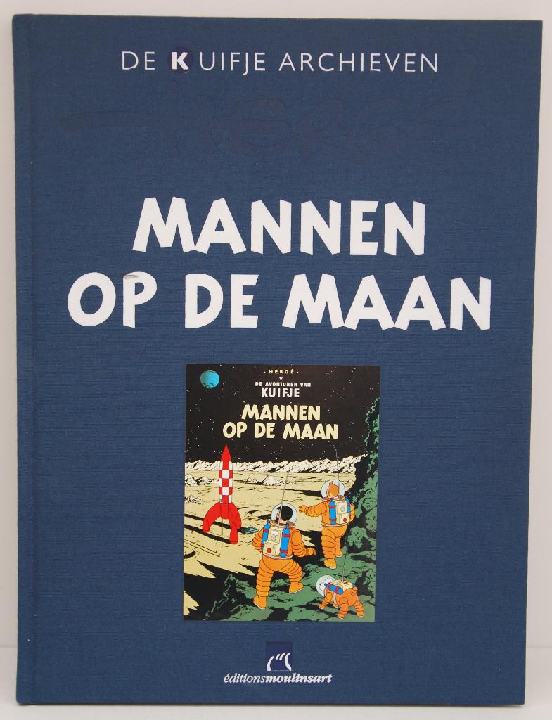 De Kuifje Archieven: Mannen Op De Maan, Eén stripboek, Ophalen of Verzenden, Zo goed als nieuw, Hergé