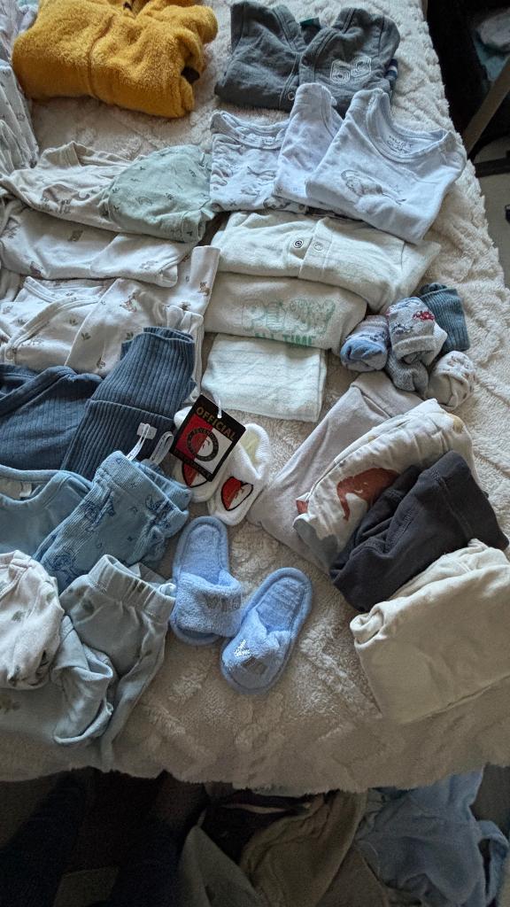 Complete set baby jongens kleding maat 62/68. Feetje, h&m, H&M, Ophalen of Verzenden, Zo goed als nieuw, Setje