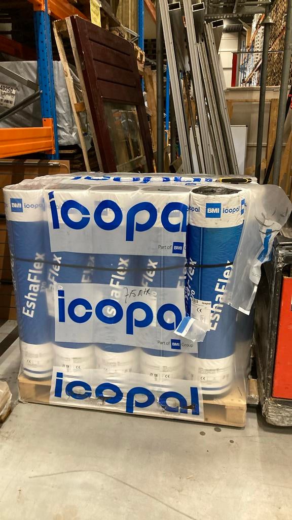 Dakleer | dakbedekking | goedkoopste | Icopal |Esha| nieuw |, Doe-het-zelf en Verbouw, Ophalen, Overige materialen, Zwart, Zo goed als nieuw