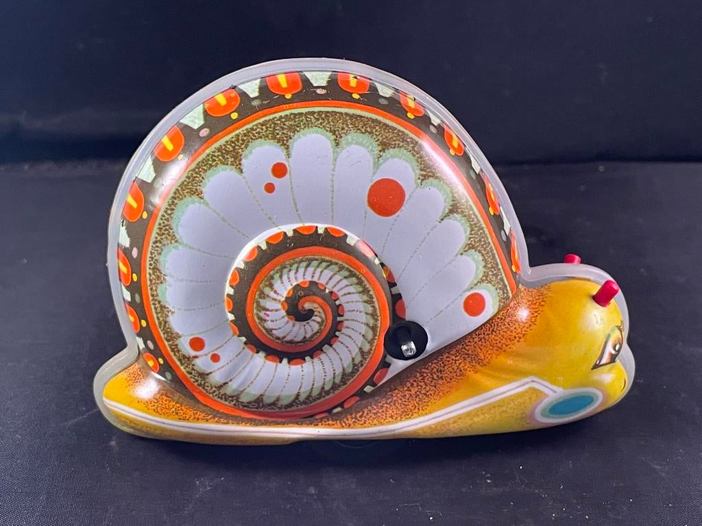 Vintage opwindbare slak, Ophalen of Verzenden